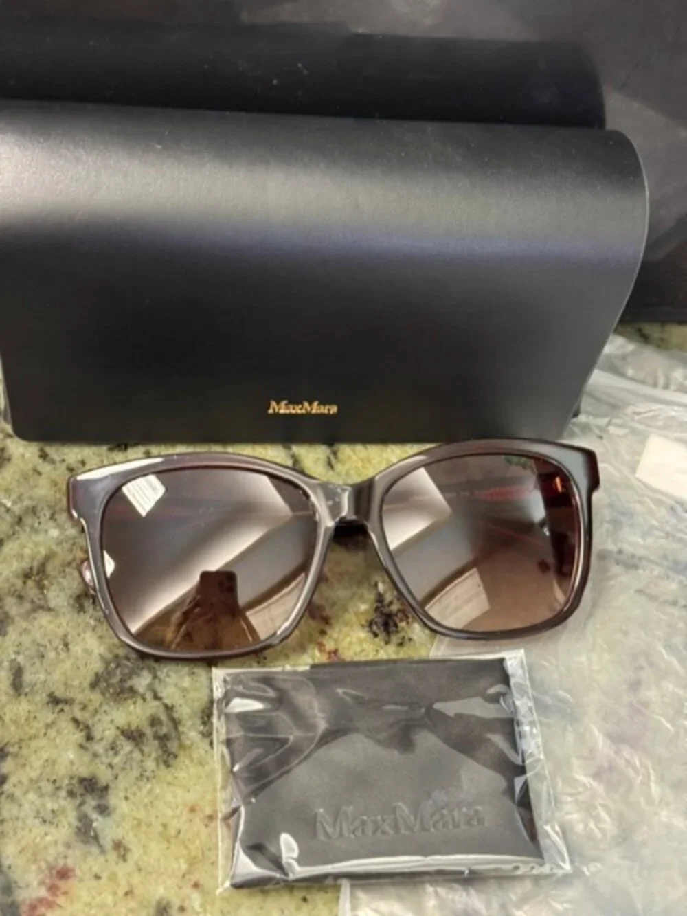 Max Mara MM0042 05B Bordeaux Cat-Eye Sunglasses 56-16-140 New w/Case FREE SHIP!!